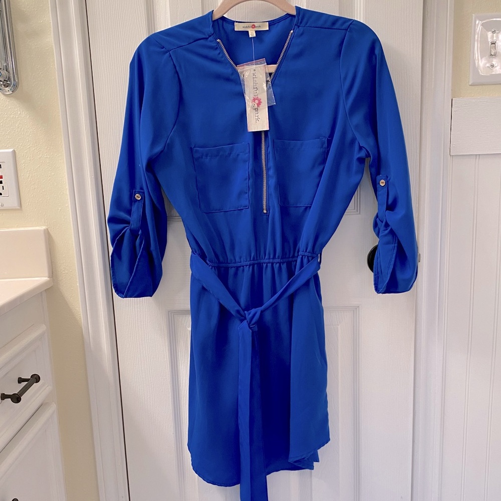 Blue dress